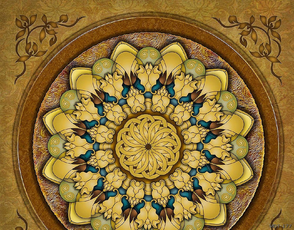 Mẫu dán trần họa tiết MDT-177